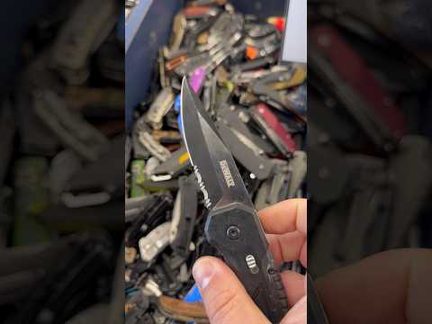 TSA confiscated knives.    