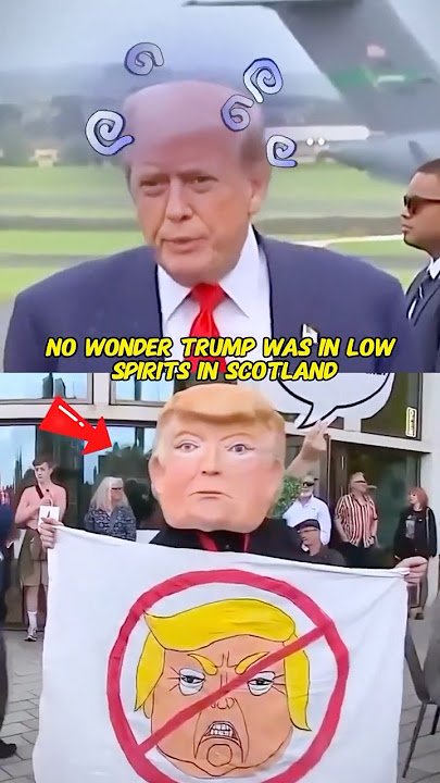 No wonder Trump was in low spirits in Scotland #story #shortvideo #celebrity #actress #trump