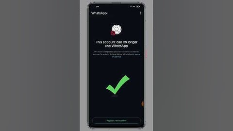 WhatsApp Unban 2025 | this account can no longer use whatsapp #shorts #whatsappbanned