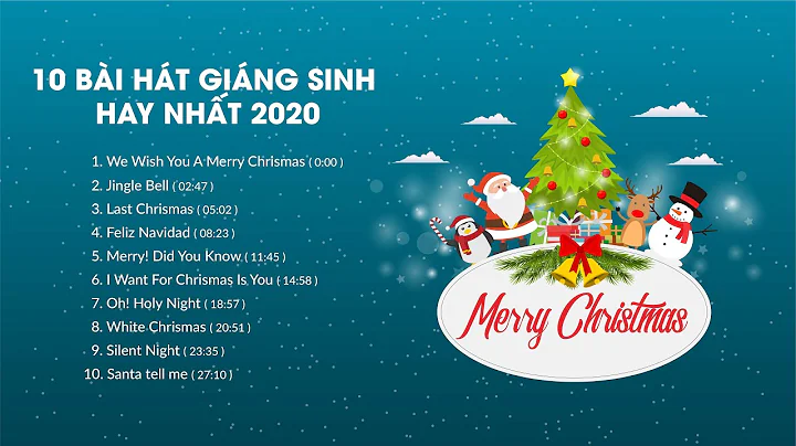 TOP 10 bài hát giáng sinh tiếng anh hay nhất | Học Tiếng Anh qua bài hát