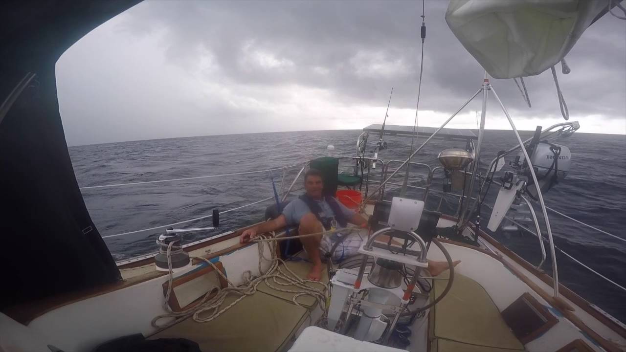 S/V Oceanghost hove to Gulf of Mexico