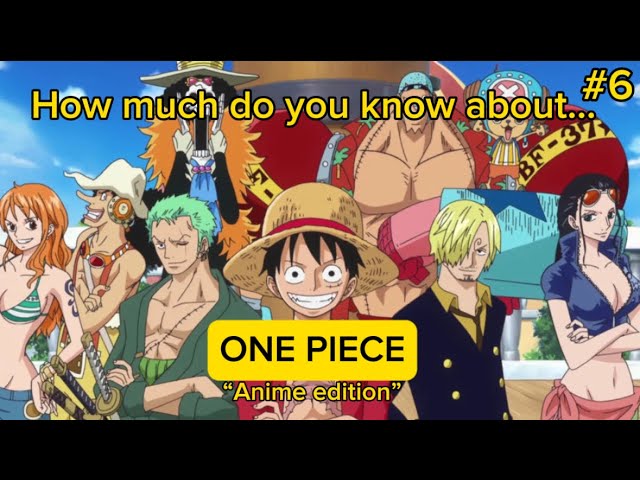 Ultimate One Piece Anime Quiz  Are You a True Fan? 