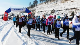 Ледовый переход по реке Ангара 26 02 22