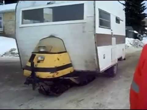 A Canadian Skidoo Camper