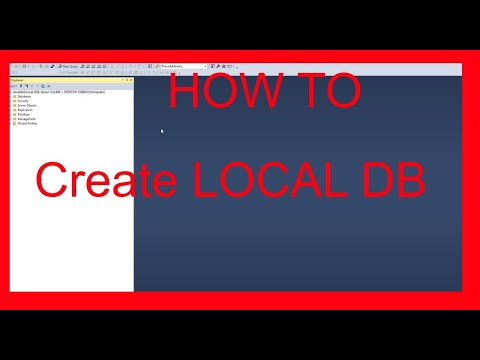 วีดีโอ: ฉันจะใช้ LocalDB ได้อย่างไร
