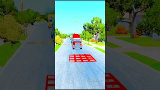 Truck vs school bus Beam NG Mods #shorts screenshot 5