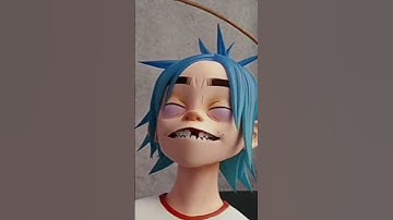 2d Gorillaz is adorable 😭 #gorillaz #capcut #edit #2d #cute