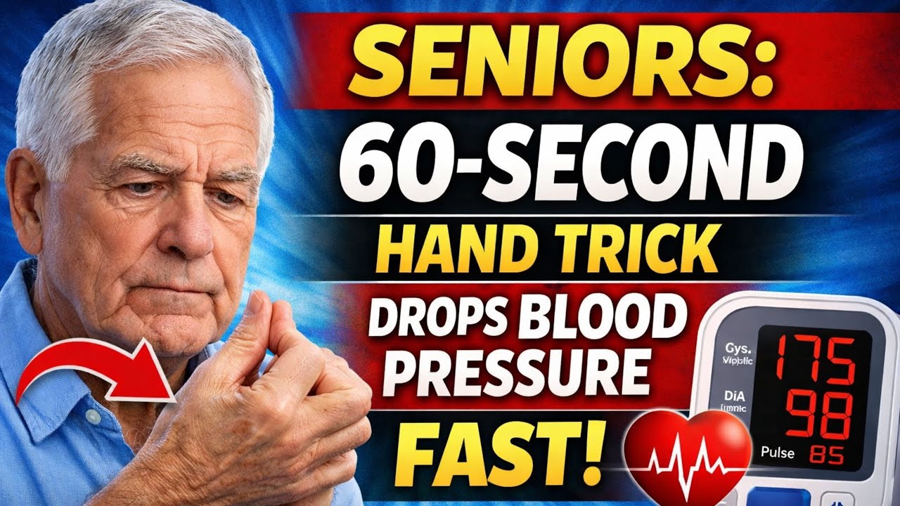 SENIORS: This 60-Second Hand Trick Drops Blood Pressure FAST