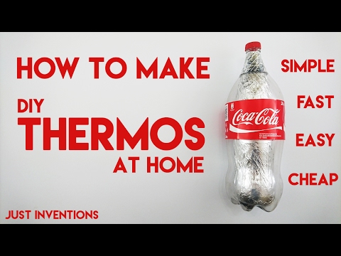 Video: Thermos do-it-yourself. How to make a cork for a thermos?