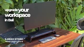 Upgrade Your Workspace in Bali — Desk, Monitor &amp; Chair