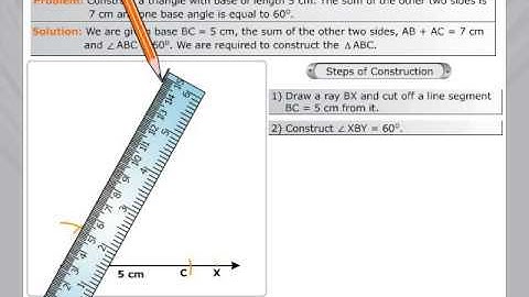 Constructing Triangles | SAS | ASA | SSS | AAA | AAS