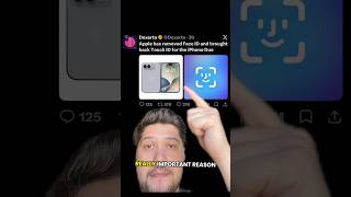 iPhone fold has no Face ID and people are mad. #tech #apple #iphonefold