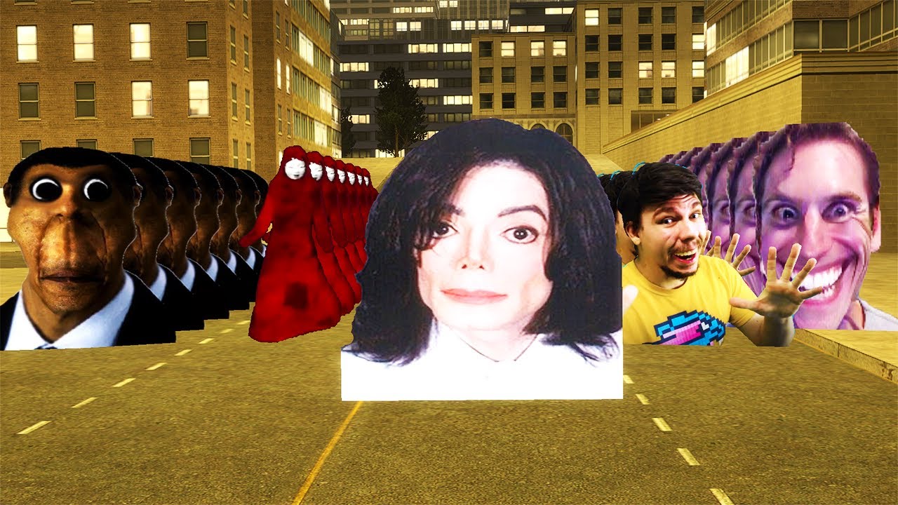 Obunga & Aka Manto & Michael Jackson & Mr. Beast & Jerma Nextbot... I'm trying to escape!