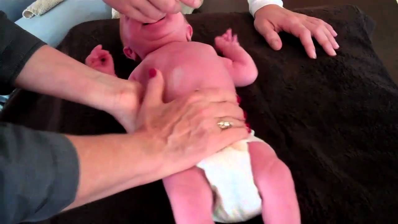 Dr. Carol Phillips Psoas and Leg Release of Newborn  Footlin