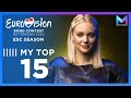 Eurovision 2020 Season - MY TOP 15 (so far) | (19/01/20)