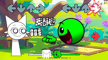 [SWAP] FNF Fire in the Hole V5.5 VS Sprunki All Phases Sings Can Can (FNF Lobotomy Geometry Dash)