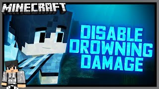 DISABLE DROWNING DAMAGE WITHOUT POTIONS IN VANILLA MINECRAFT (1.15/1.16)?!? | [COMMAND TUTORIAL]