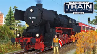 KREISSIGNAL: Sofort Anhalten! | Sonderfahrt mit Nothalt | TRAIN SIMULATOR CLASSIC | BR 52 - Dampflok