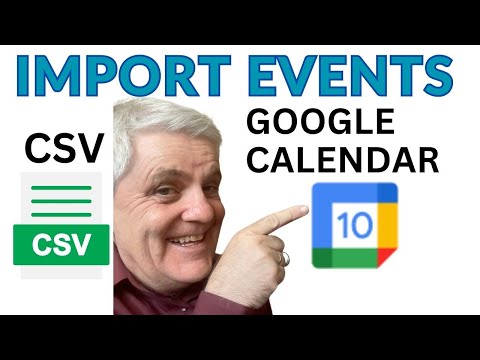 Import Events into GOOGLE CALENDAR from CSV