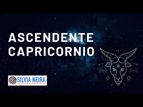 Ascendente CAPRICORNIO en la Carta Natal - Silvia Neira