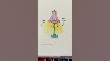 How to think of a hard vs soft edge in watercolor #watercolortutorial #watercolor lor