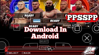 Wwe 2k22 download for android mobile PPSSPP || wwe 2kdon ko mobile me download kese kare