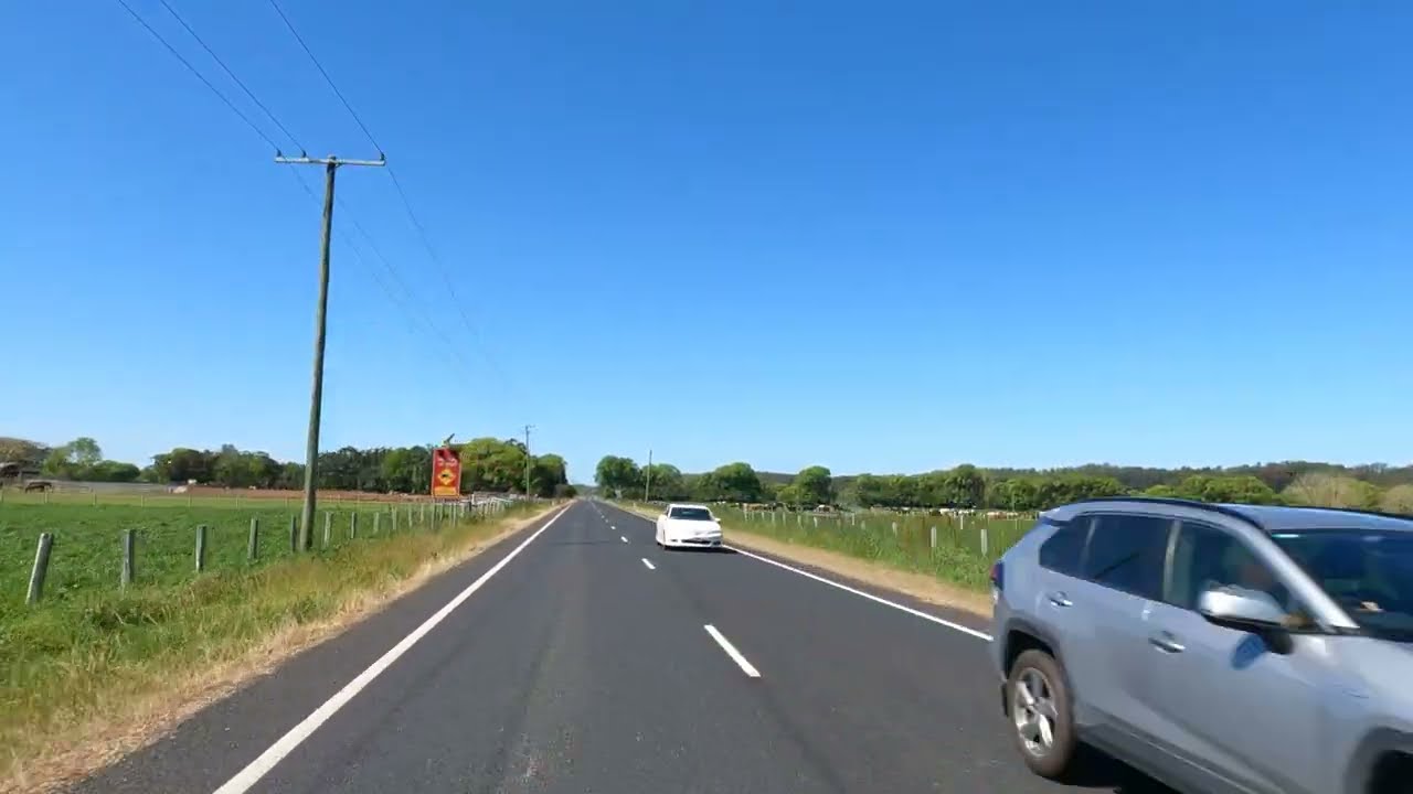 Bellingen to Sawtell Beach Scenic Drive in 4K | Real-Time Coastal NSW Road Tour