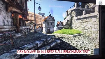 OSX MOJAVE 10.14.4 BETA 5 ALL BENCHMARK TEST