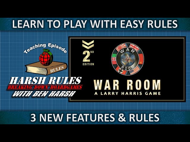 War Room 2nd Edition - 3 New Features & Rules - YouTube