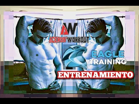 SPECIAL STEELS TRAINING GYM WORKOUT INVITACION EAGLE COLOMBIA, ABDOMINAL, BACK AND SHOULDER lados paralelos