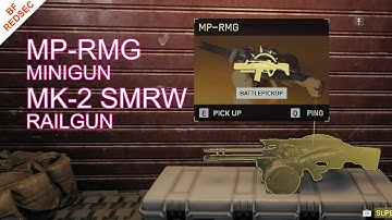 MP-RMG Minigun goes BRRRRR! And the MK-2 SMRW Railgun goes P-TSSCHW! | Battlefield 6 RedSec