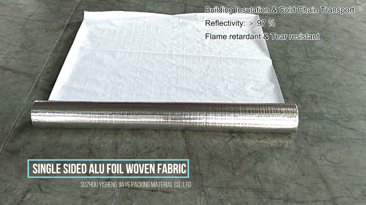 Foil woven fabric —— Flame retardant surface and tear resistant