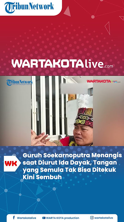 Guruh Soekarnoputra Menangis saat Diurut Ida Dayak, Tangan yang Semula Tak Bisa Ditekuk Kini Sembuh