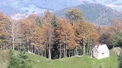 Pyrénées,randonnée en Comminges.Escapade à la cabane de Juzet sous le massif du Cagire (31).