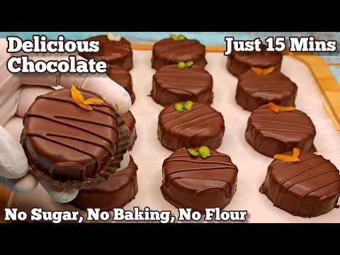 Quick amp Delicious Healthy Chocolate Recipe No Sugar,No Baking  Just 15 Minutes!