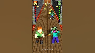 Minecraft New Dungeon Run | Alex vs Zombie | Ultimate Survival! #minecraft