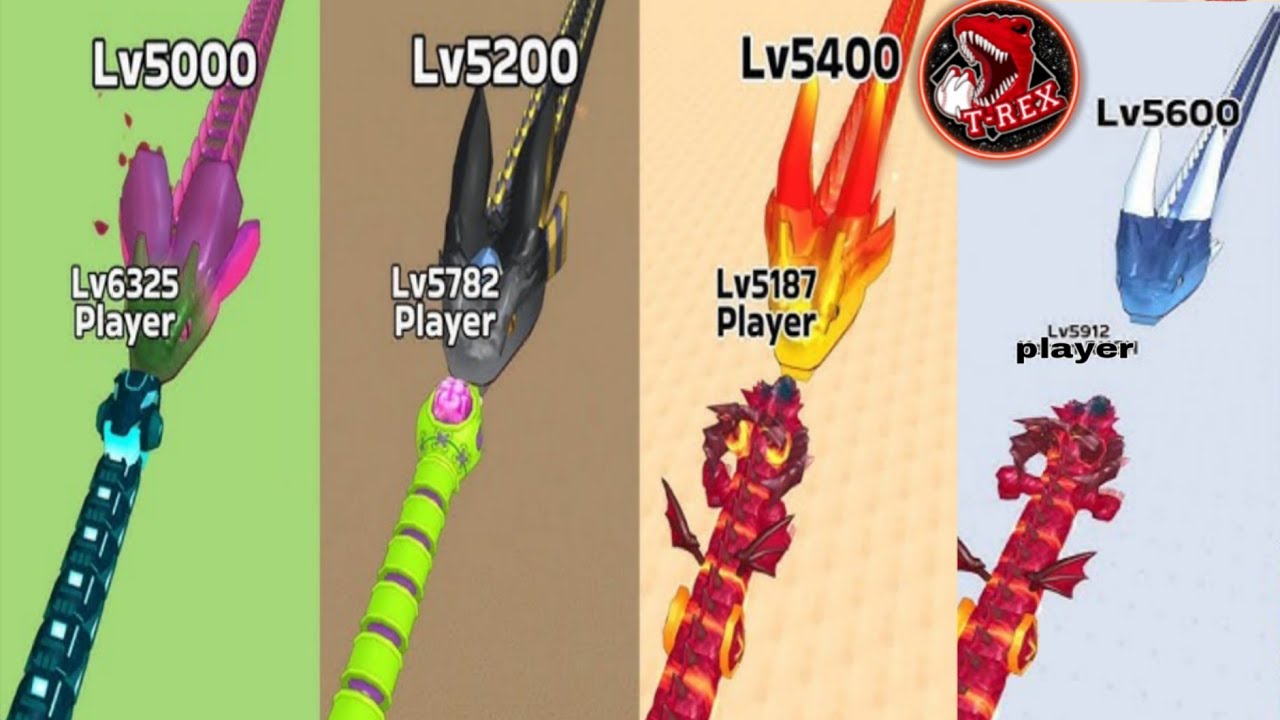 Snake Clash: .iO From Level 1400 to Level 2400 All BOSS Fight 