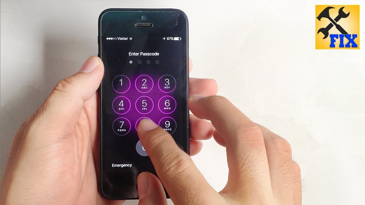 how do you unlock an iphone if passcode is forgotten