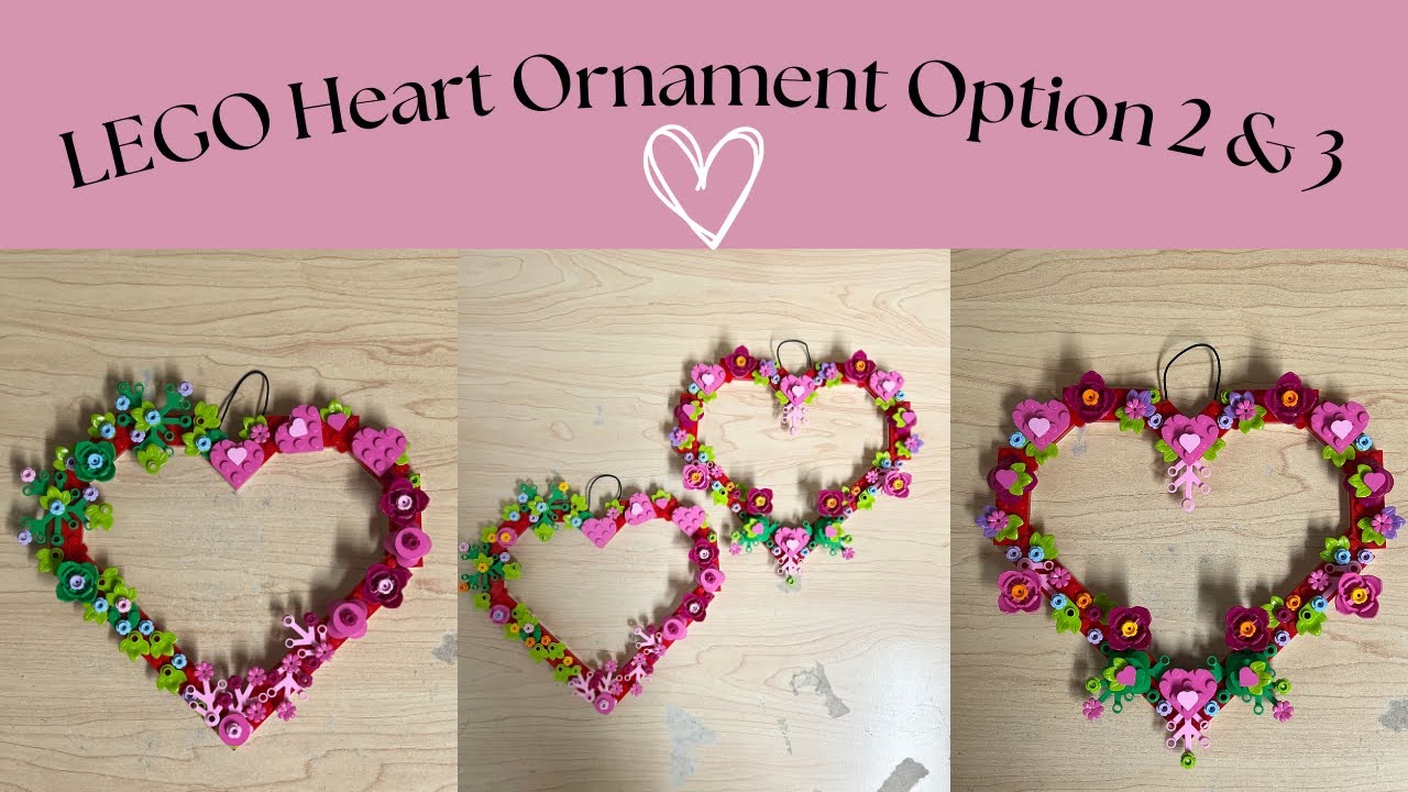 LEGO Heart Ornament (Option 2 & 3), 40638