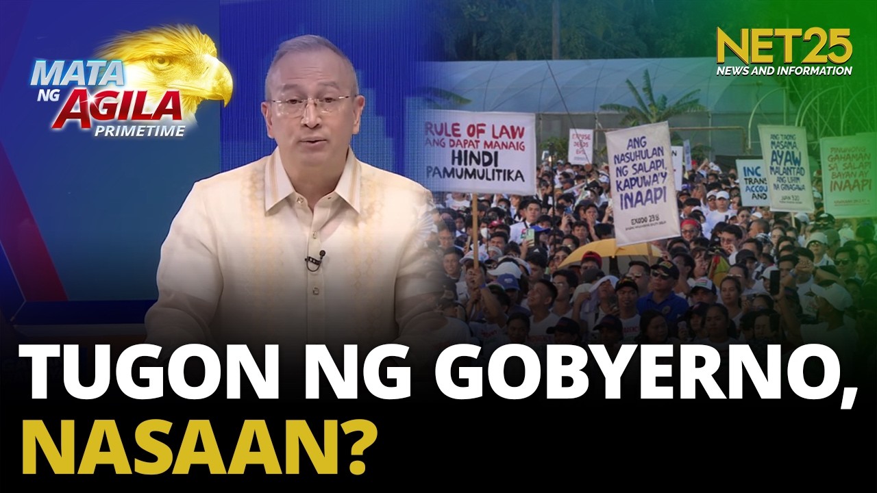Tugon ng gobyerno, nasaan?