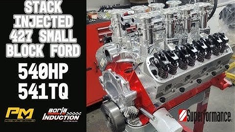 427 Garage Superformance Cobra Stack Injected 427 Ford Dyno Testing at Prestige - 540HP 541TQ
