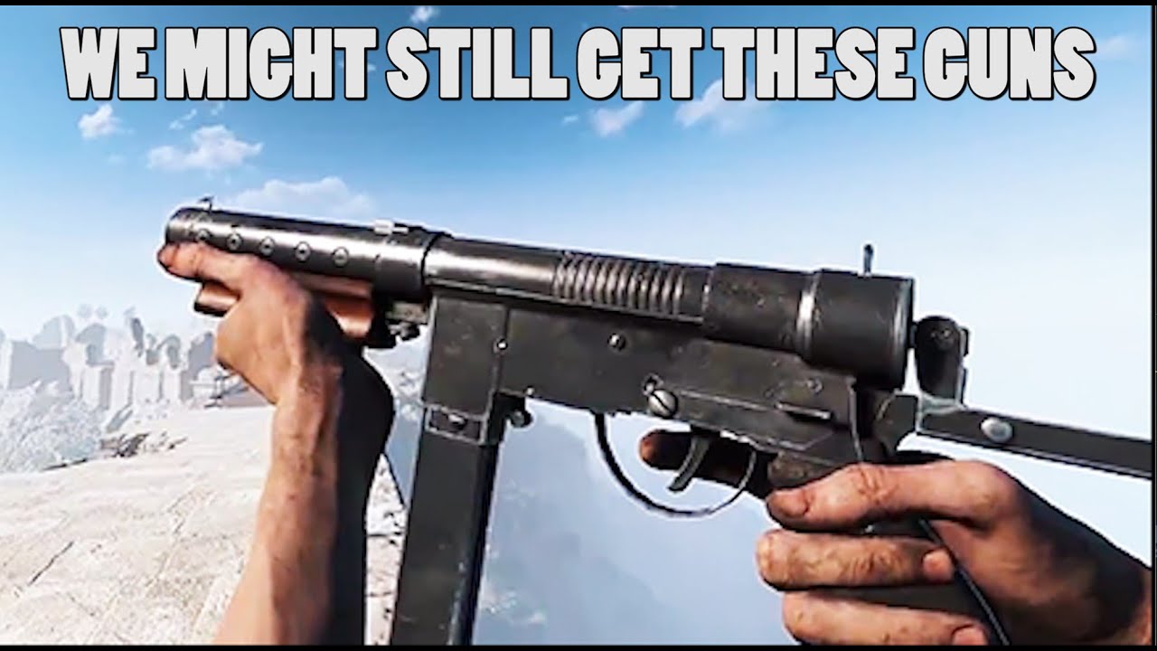 Unreleased weapons that have a high chance to be released - Battlefield V
