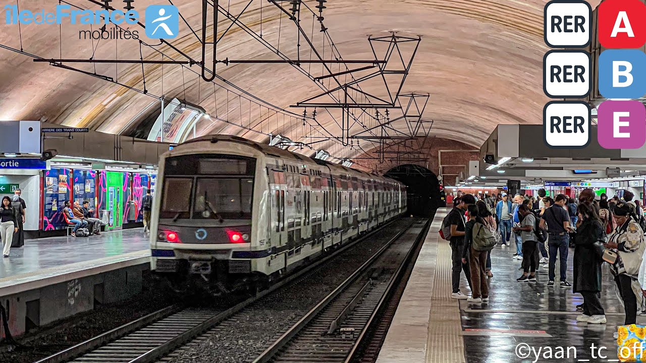 Mi2N, MI84, Z22500 ) Les dernières automotrices possédant la livrée Île-de-France sur le RER.
