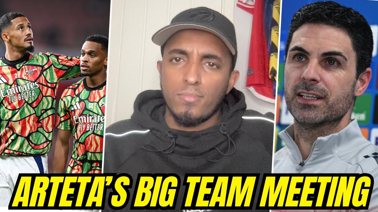 ARTETA MEETING WITH PLAYERS AFTER MAN UTD LOSS HAVERTZ BACK? SALIBA TIMBER OUT! FINAL UCL GAMEWEEK!