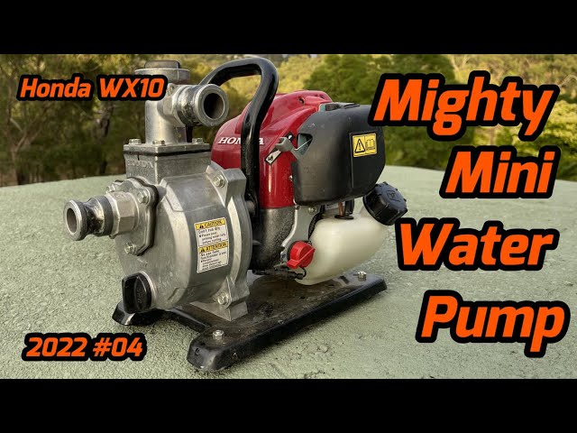 Honda WX10 Water Pump - How well does it work? - 2022 #04 - YouTube