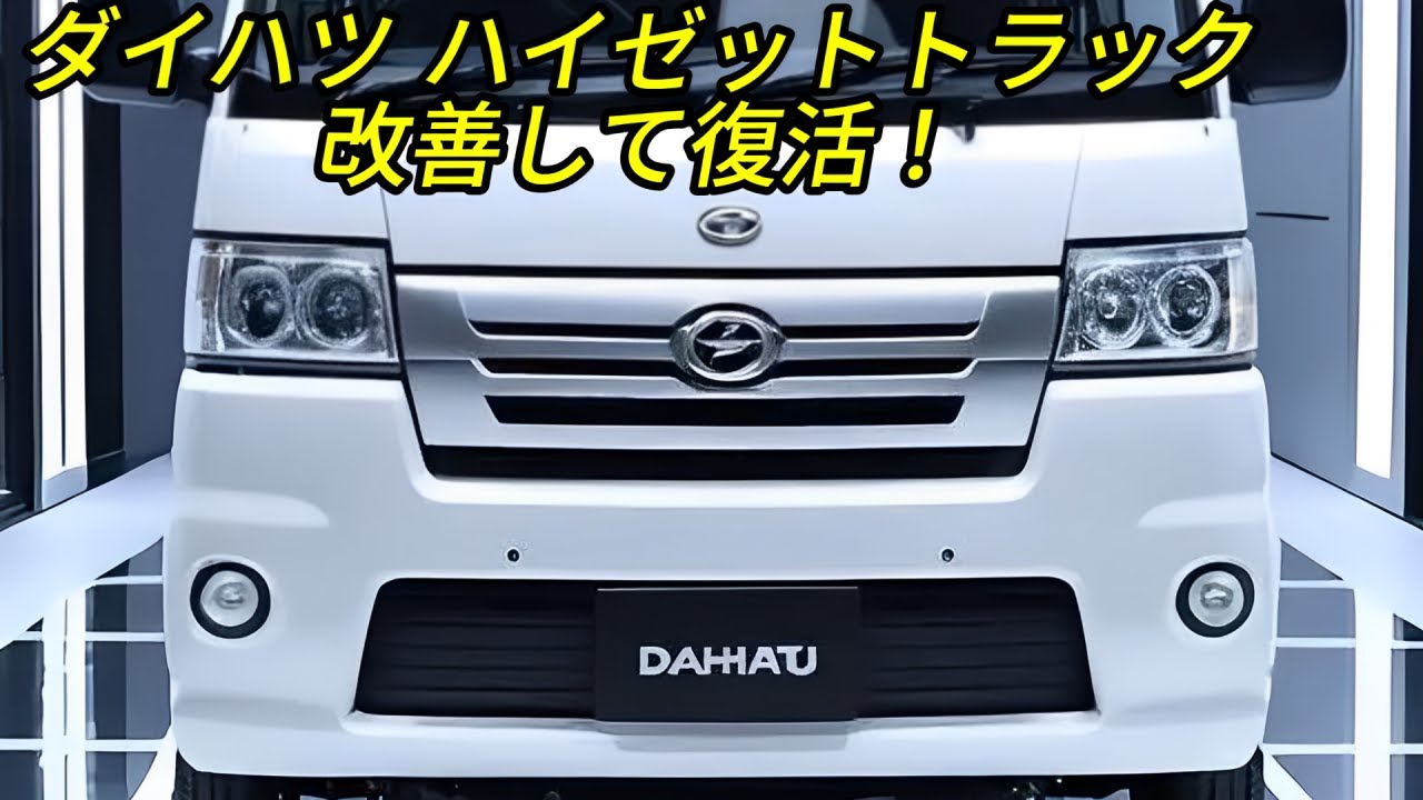 ダイハツ ハイゼットトラックが改良されて復活！価格を改定しました