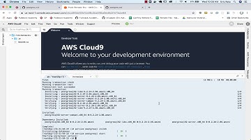 Setting Up A Remote Environment on Cloud9 with postgres