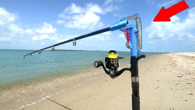 Arduino, Auto Casting Robotic Fishing Pole, and auto powered