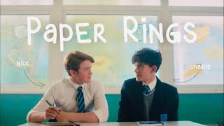Paper Rings {Nick & Charlie} | Heartstopper