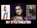 HOW I STARTED DRESSING GOTH & MY STYLE EVOLUTION | Truly Beauty Blueberry Kush Review 💀